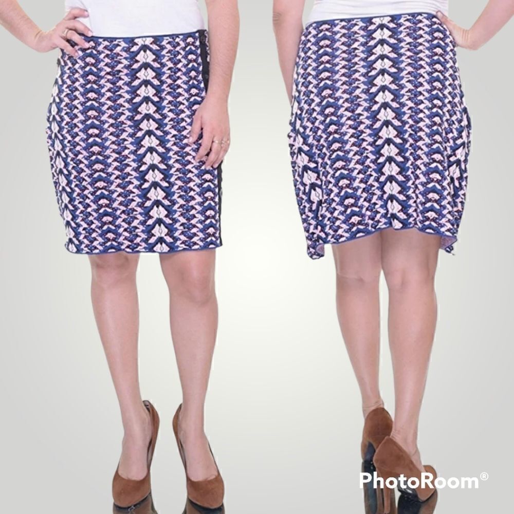 RACHEL Rachel Roy Knit Printed Knit Skirt